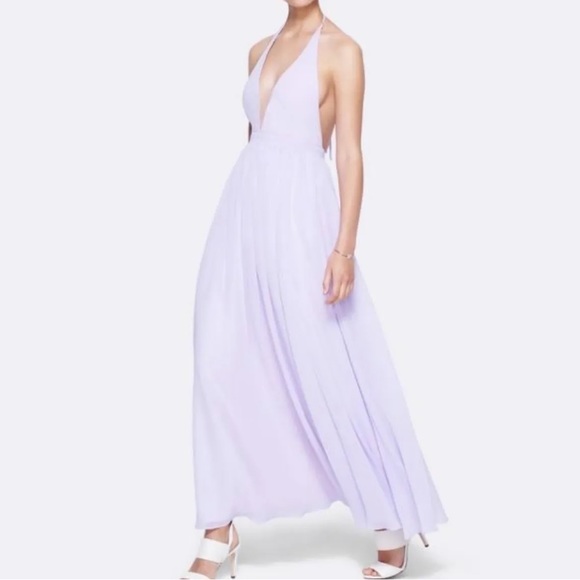 Fame and Partners Dress- white v-neck dress with gold detailing - Picture 1 of 8